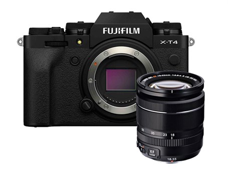 Fujifilm X-T4 Siyah + XF18-55mm Kit