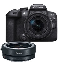 Canon EOS R10 18-150mm Lens + Mount Adaptör