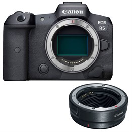 Canon EOS R5 Body + Canon ef to eos r adapter