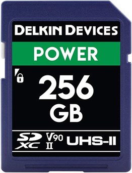 Delkin Devices 256GB Power SDXC UHS-II (U3/V90) Hafıza kartı
