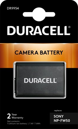 Duracell NP-FW50 1030mAh 7.4V Li-Ion Şarjlı Batarya