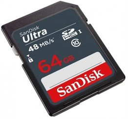 Sandisk 64 Gb Ultra Sdxc C10 48Mb/S Hafıza Kartı