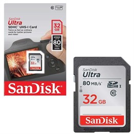 SANDISK Ultra 32GB 80mb/s SDHC Hafıza Kartı