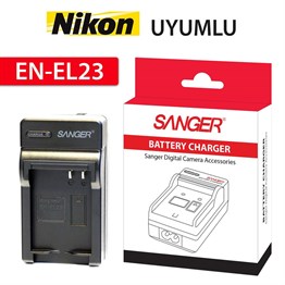 Sanger EN-EL23 Nikon Şarj Aleti Şarz Cihazı