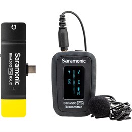 Saramonic Blink500 Pro B5 USB Type-C İçin Tek Konuşmacılı Kablosuz Yaka Mikrofonu